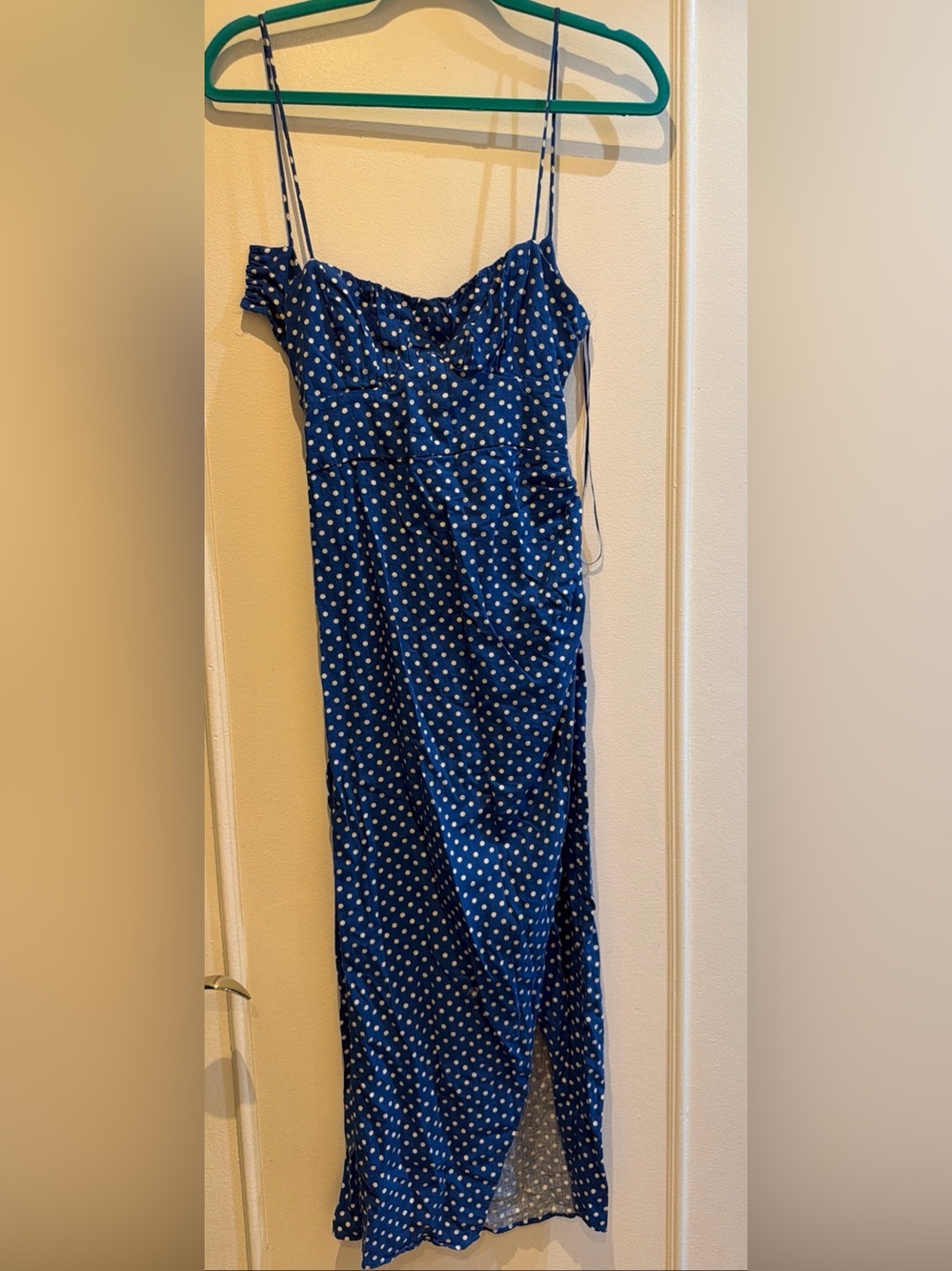 Ladies Zara polka dot maxi dress size small